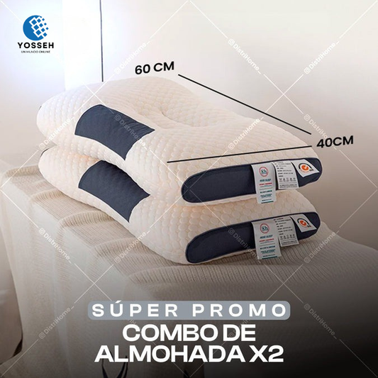 OrthoRest™ ALMOHADA ERGONÓMICA ORTOPEDICA PACK2